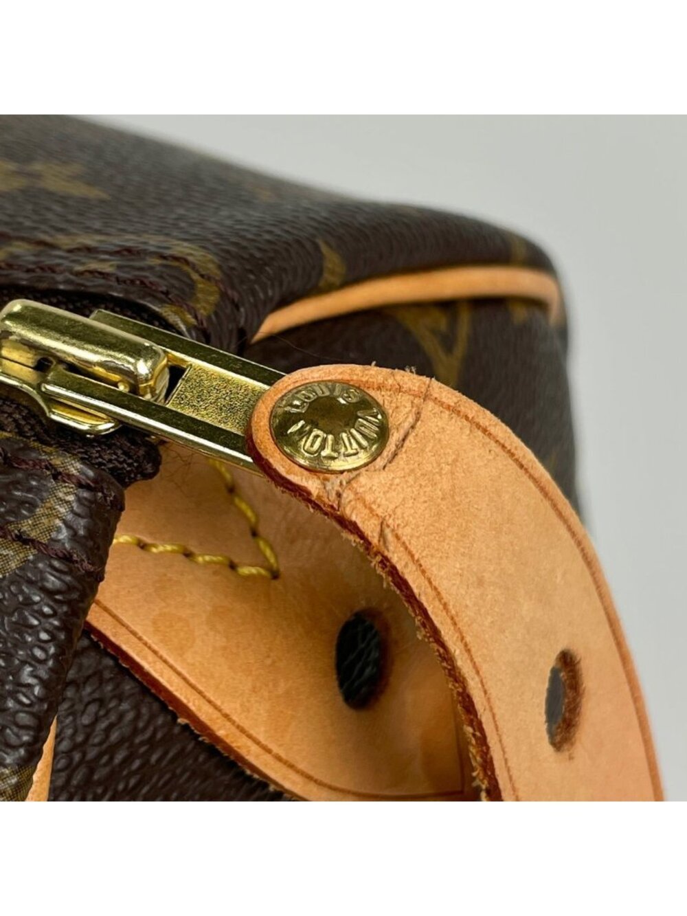 ★SOLD★ Louis Vuitton Speedy 35 Boston Bag Monogram Brown - Picture 5 of 10